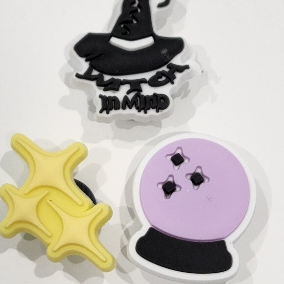 Shoe Charms "Witchy" Charms Set of 3 - Picture 2 of 2